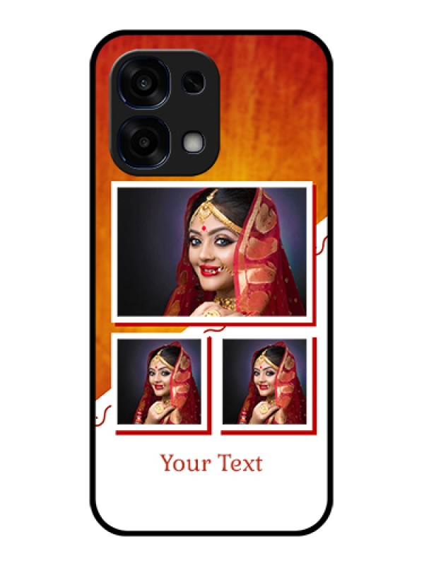 Custom Oppo F31 5G Custom Glass Phone Case - Wedding Memories Design