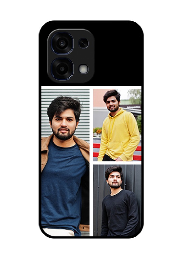 Oppo F31 5G Custom Glass Phone Case - Upload Multiple Picture Design