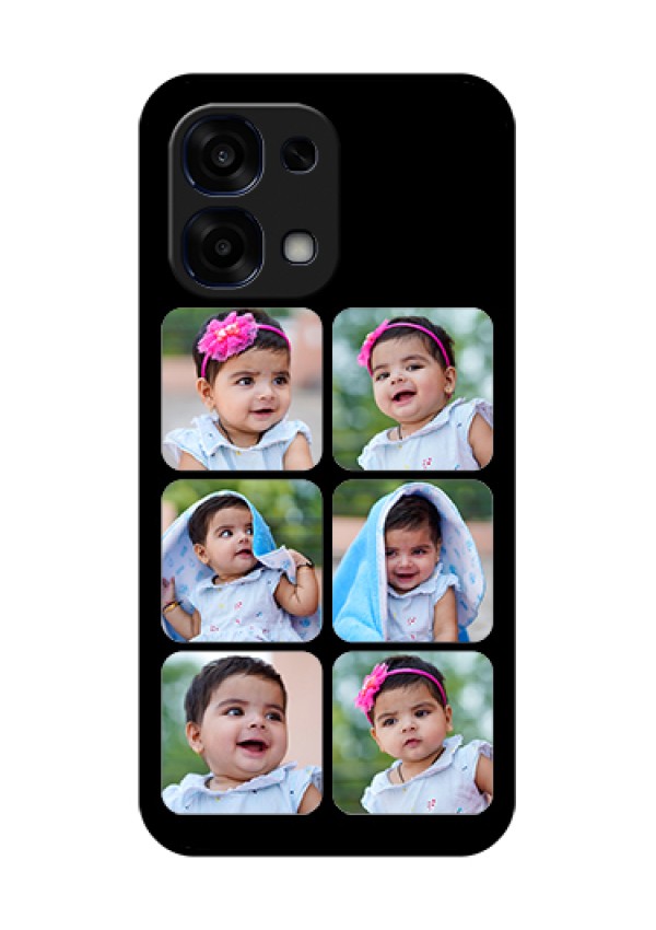 Oppo F31 5G Custom Glass Phone Case - Multiple Pictures Design