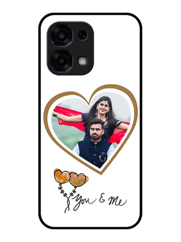 Custom Oppo F31 5G Custom Glass Phone Case - You & Me Design
