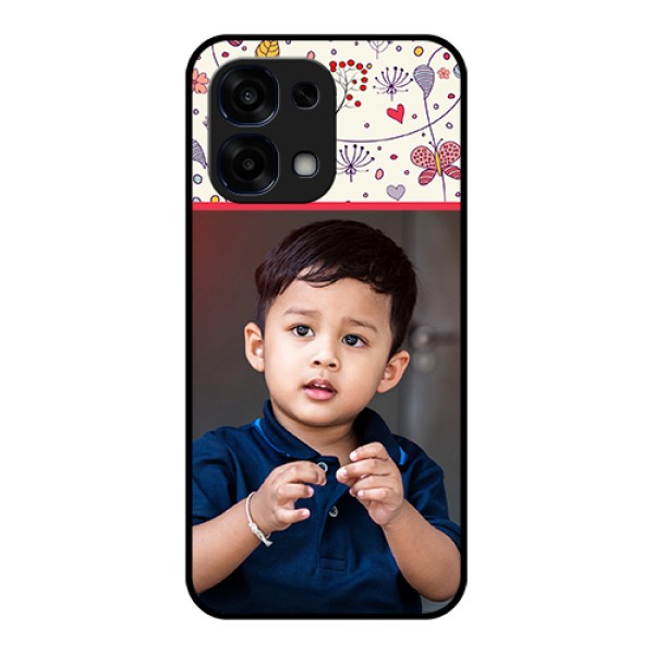 Oppo F31 5G Custom Glass Phone Case - Premium Floral Design