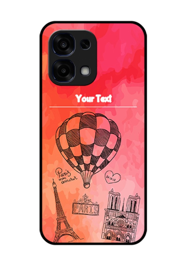 Oppo F31 5G Custom Glass Phone Case - Paris Theme Design