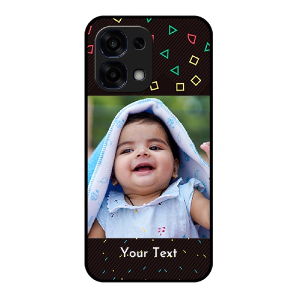 Oppo F31 5G Custom Glass Phone Case - With Confetti Birthday Design Oppo F31 5G Custom Glass Phone Case - With Confetti Birthday Design