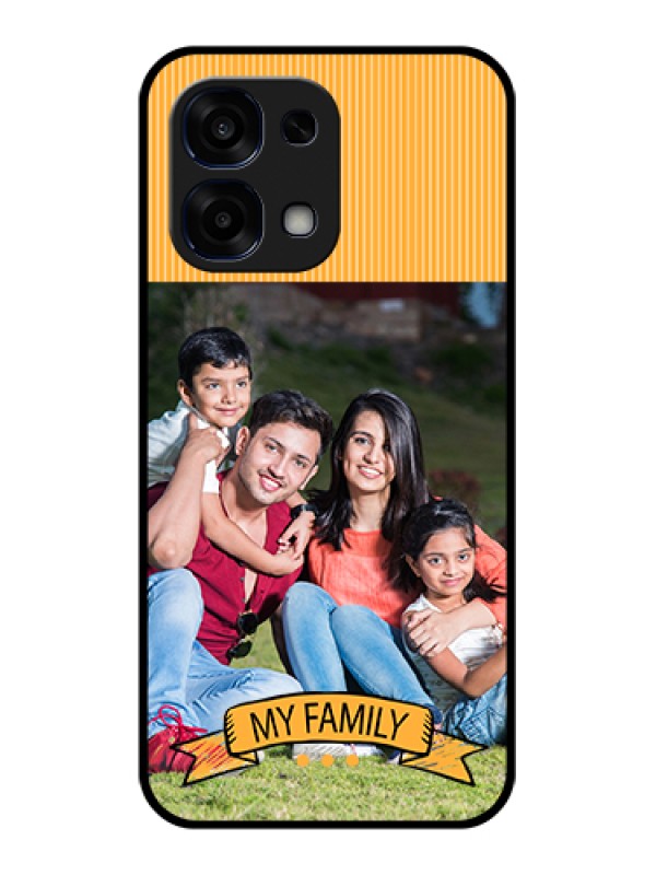 Custom Oppo F31 5G Custom Glass Phone Case - My Family Design