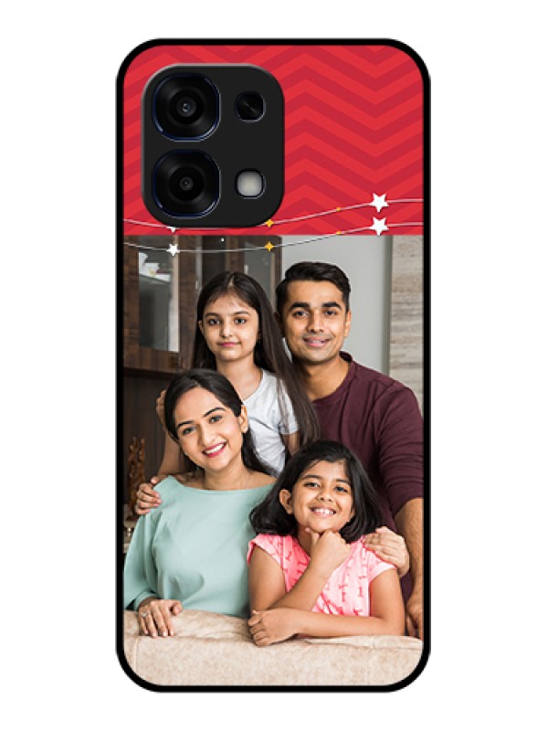 Custom Oppo F31 5G Custom Glass Phone Case - Happy Family Design