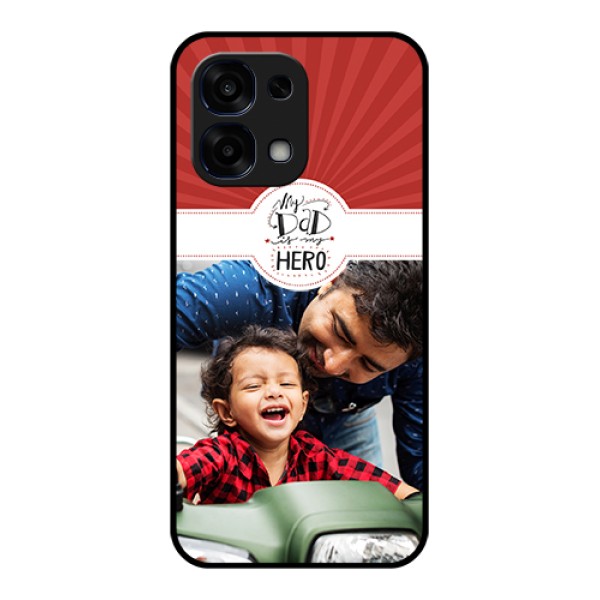 Oppo F31 5G Custom Glass Phone Case - My Dad Hero Design