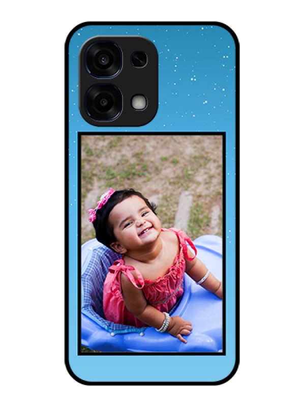 Custom Oppo F31 5G Custom Glass Phone Case - Wave Pattern Colorful Design