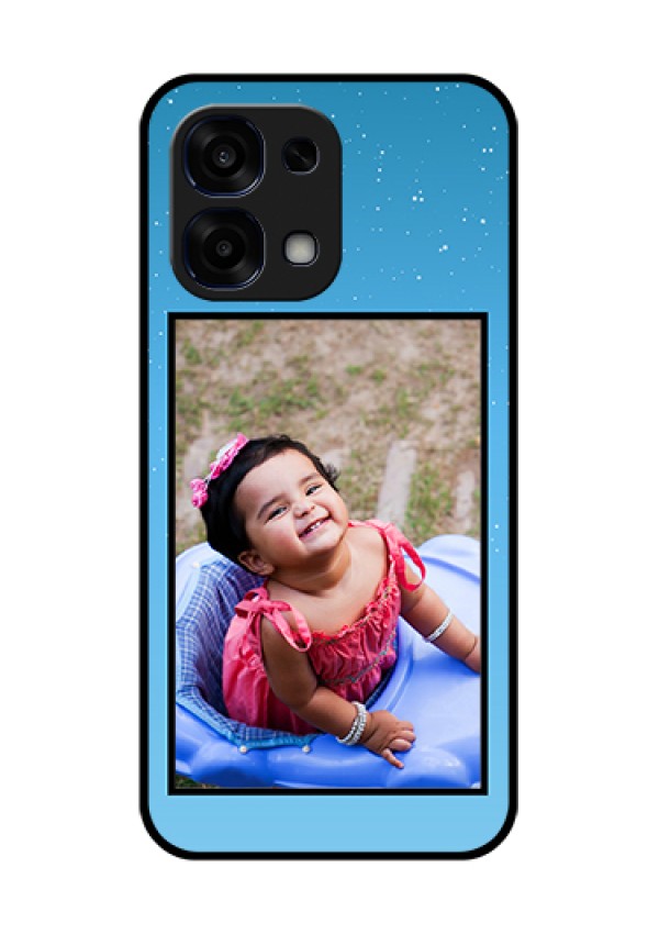 Oppo F31 5G Custom Glass Phone Case - Wave Pattern Colorful Design