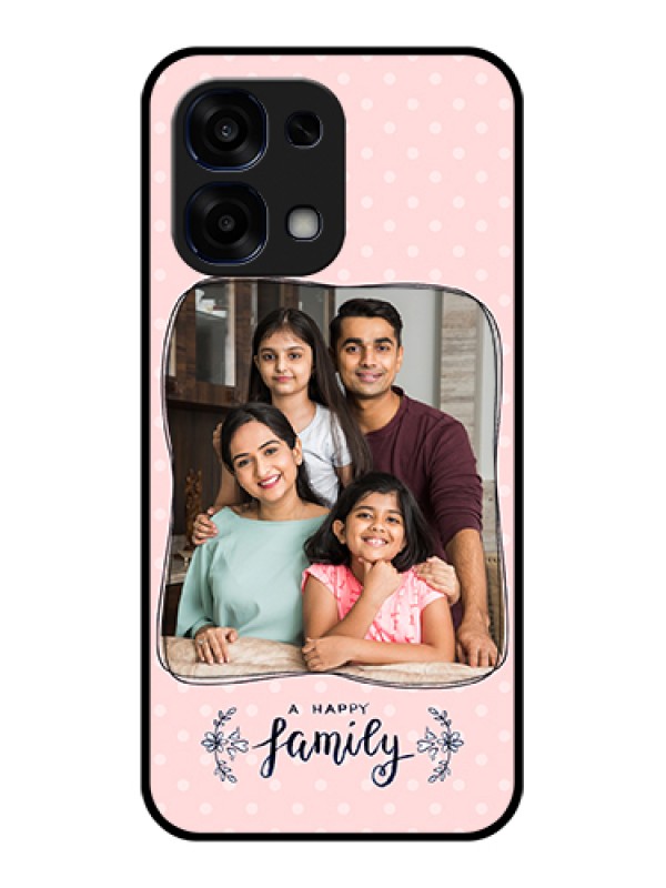Custom Oppo F31 5G Custom Glass Phone Case - Family With Dots Design
