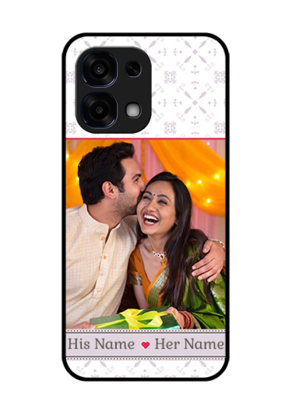 Oppo F31 5G Custom Glass Phone Case - With Photo And Ethnic Design