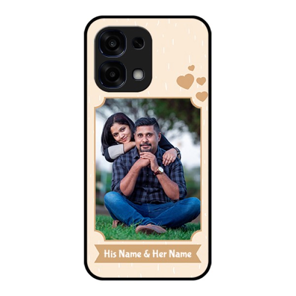 Oppo F31 5G Custom Glass Phone Case - With Confetti Love Design Oppo F31 5G Custom Glass Phone Case - With Confetti Love Design