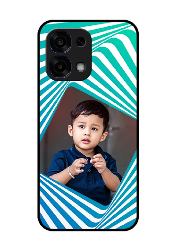 Oppo F31 5G Custom Glass Phone Case - Abstract Spiral Design