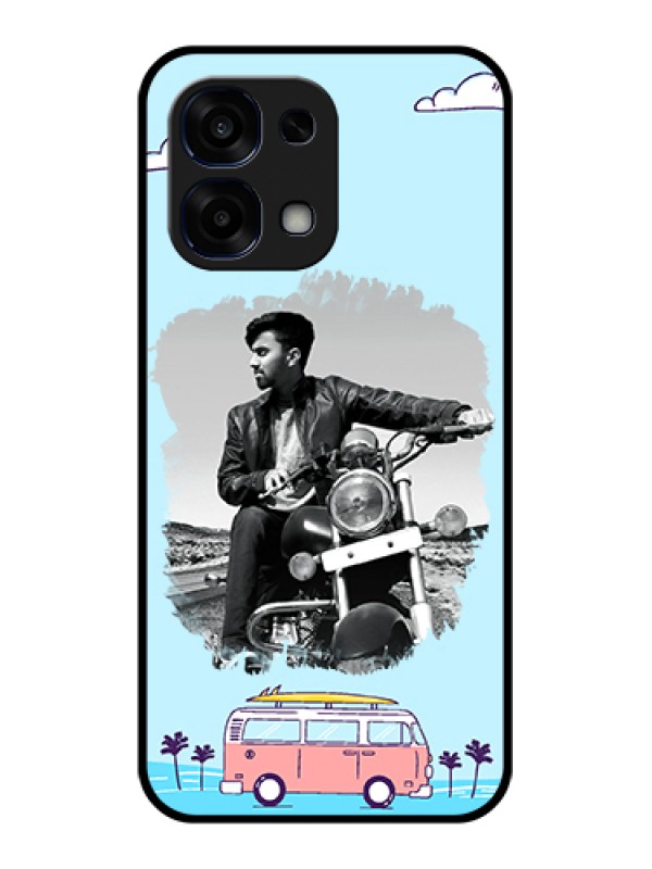 Custom Oppo F31 5G Custom Glass Phone Case - Travel & Adventure Design