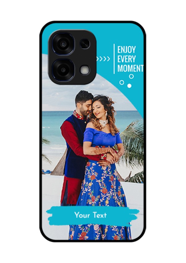 Oppo F31 5G Custom Glass Phone Case - Happy Moment Design
