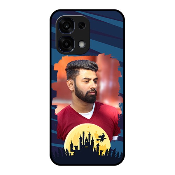 Oppo F31 5G Custom Glass Phone Case - Halloween Witch Design