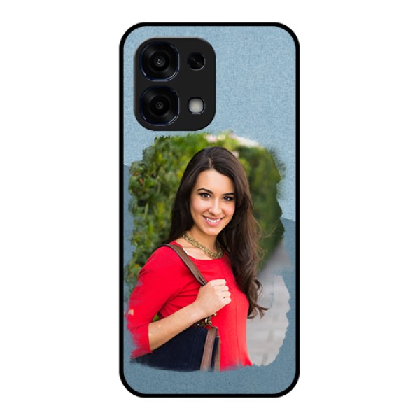 Oppo F31 5G Custom Glass Phone Case - Grunge Line Art Design