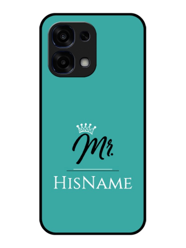 Custom Oppo F31 5G Custom Glass Phone Case - Mr With Name Design