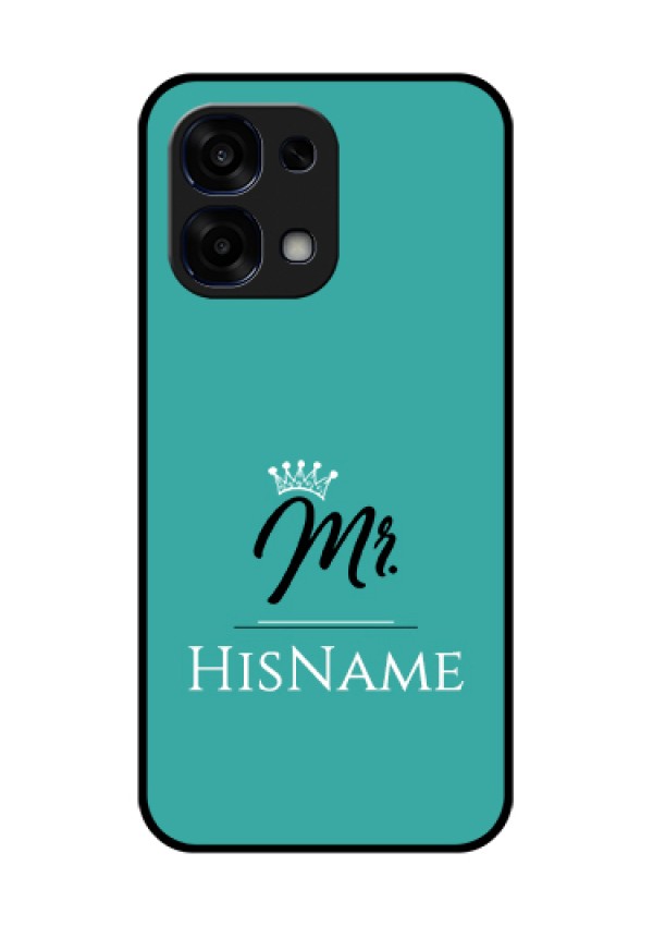 Oppo F31 5G Custom Glass Phone Case - Mr With Name Design
