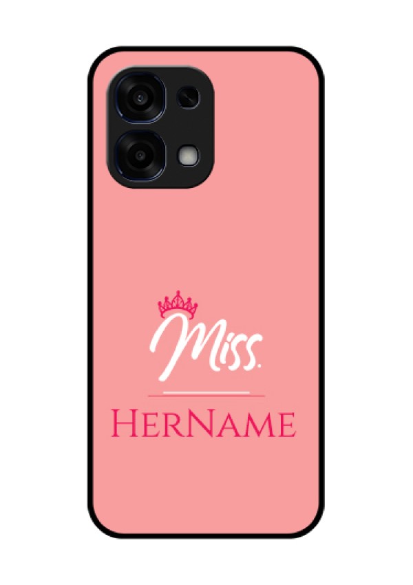Oppo F31 5G Custom Glass Phone Case - Mrs With Name Design