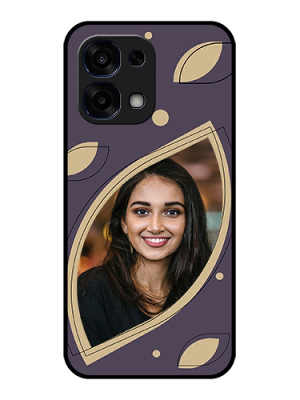 Custom Oppo F31 5G Custom Glass Phone Case - Falling Leaf Design