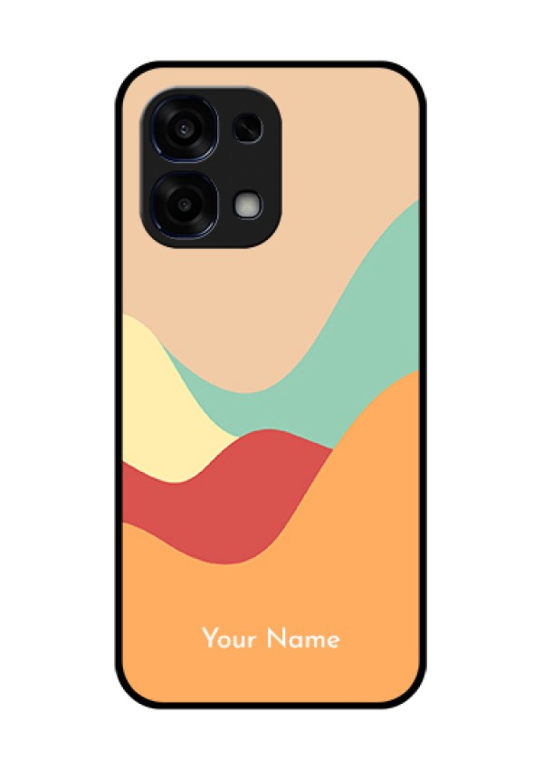 Oppo F31 5G Custom Glass Phone Case - Ocean Waves Multi - Colour Design