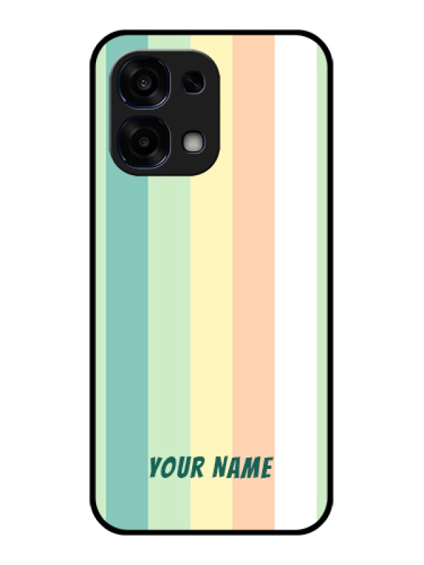 Custom Oppo F31 5G Custom Glass Phone Case - Multi - Colour Stripes Design