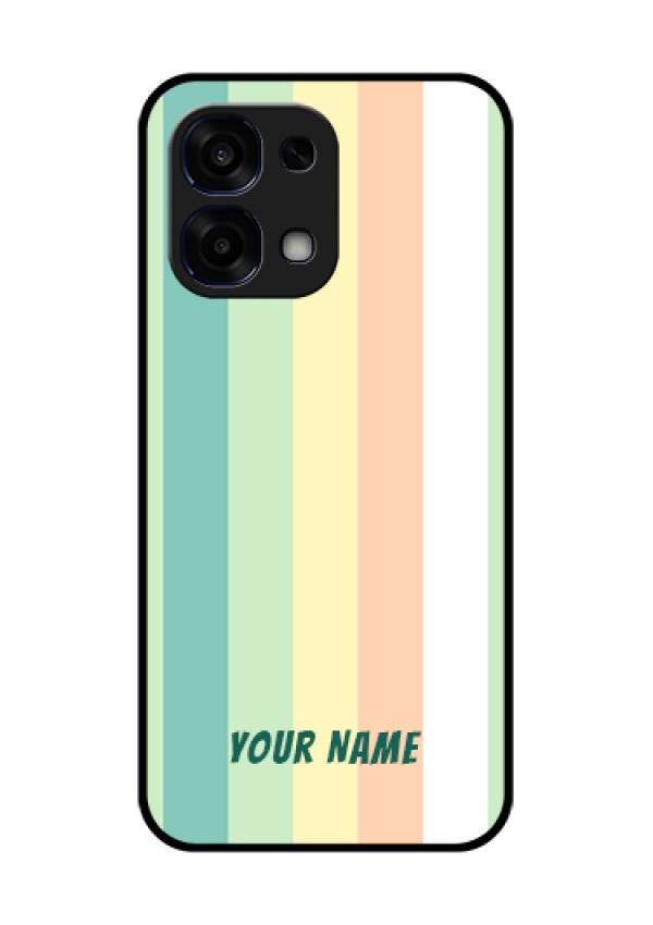 Oppo F31 5G Custom Glass Phone Case - Multi - Colour Stripes Design