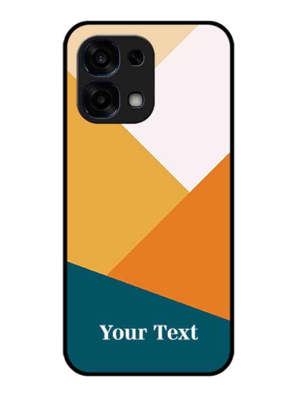 Custom Oppo F31 5G Custom Glass Phone Case - Stacked Multi - Colour Design