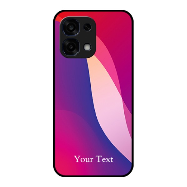 Oppo F31 5G Custom Glass Phone Case - Digital Abstract Overlap Design Oppo F31 5G Custom Glass Phone Case - Digital Abstract Overlap Design