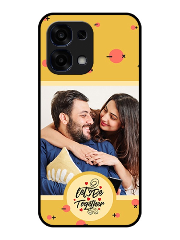 Custom Oppo F31 5G Custom Glass Phone Case - Lets Be Together Design