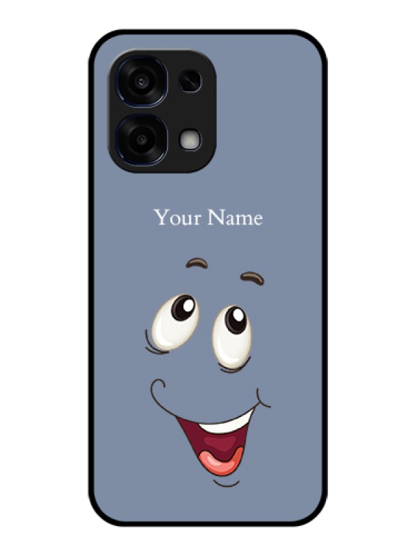 Custom Oppo F31 5G Custom Glass Phone Case - Laughing Cartoon Face Design