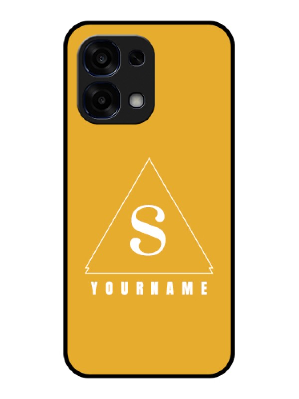 Custom Oppo F31 5G Custom Glass Phone Case - Simple Triangle Design