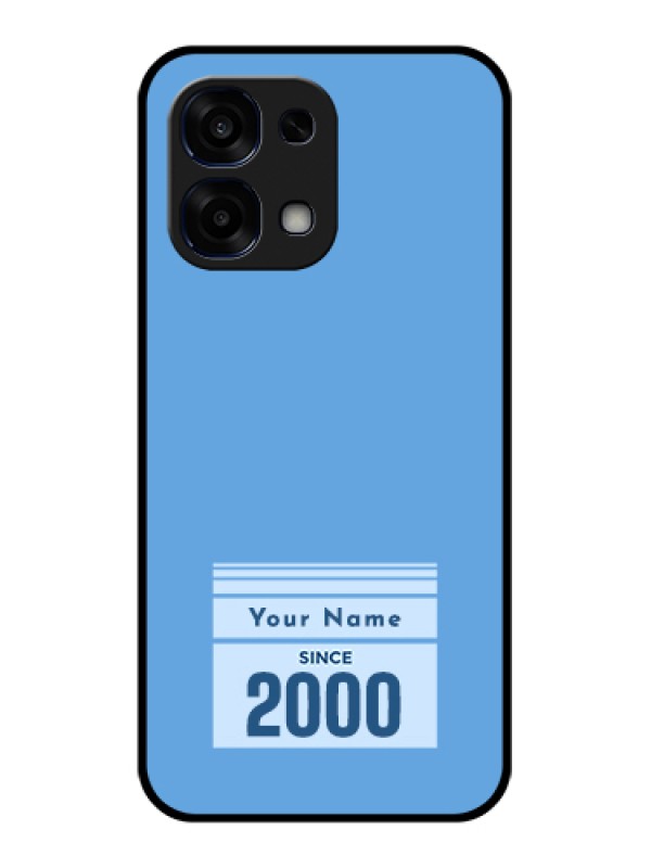 Custom Oppo F31 5G Custom Glass Phone Case - Custom Year Of Birth Design