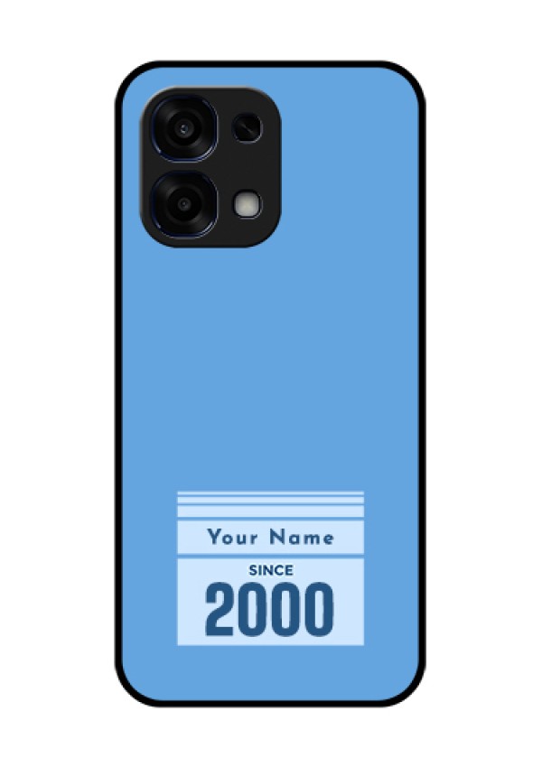 Oppo F31 5G Custom Glass Phone Case - Custom Year Of Birth Design