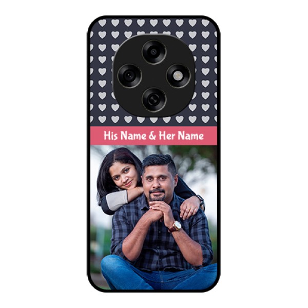 Oppo F31 Pro 5G Custom Glass Phone Case - Love Symbols Design