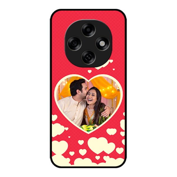 Oppo F31 Pro 5G Custom Glass Phone Case - Love Symbols Phone Cover Design