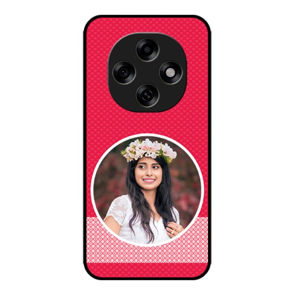Oppo F31 Pro 5G Custom Glass Phone Case - Pink Color Pattern Design Oppo F31 Pro 5G Custom Glass Phone Case - Pink Color Pattern Design