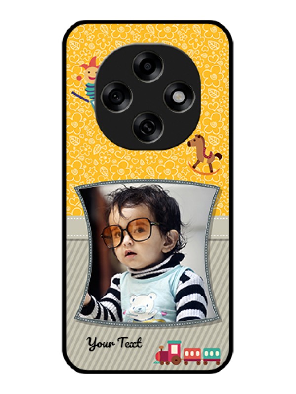 Custom Oppo F31 Pro 5G Custom Glass Phone Case - Baby Picture Upload Design