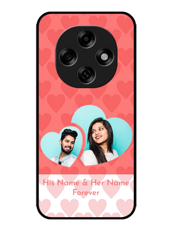 Custom Oppo F31 Pro 5G Custom Glass Phone Case - Couple Pic Upload Design