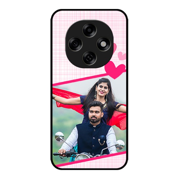 Oppo F31 Pro 5G Custom Glass Phone Case - Love Shape Heart Design