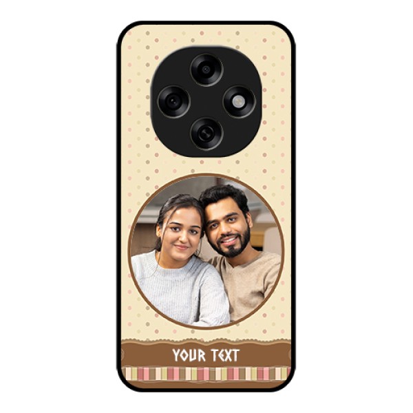 Oppo F31 Pro 5G Custom Glass Phone Case - Brown Dotted Mobile Case Design Oppo F31 Pro 5G Custom Glass Phone Case - Brown Dotted Mobile Case Design