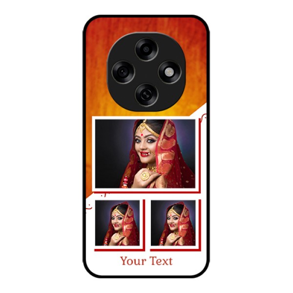 Oppo F31 Pro 5G Custom Glass Phone Case - Wedding Memories Design