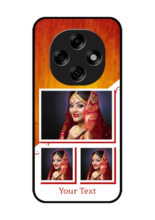 Oppo F31 Pro 5G Custom Glass Phone Case - Wedding Memories Design