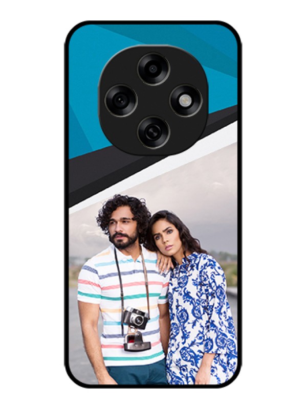 Custom Oppo F31 Pro 5G Custom Glass Phone Case - Simple Pattern Photo Upload Design