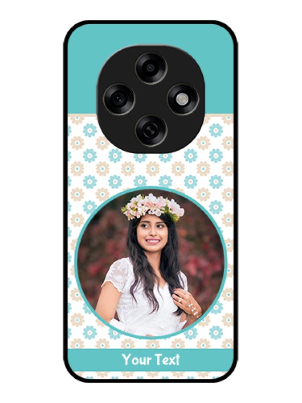Custom Oppo F31 Pro 5G Custom Glass Phone Case - Beautiful Flowers Design