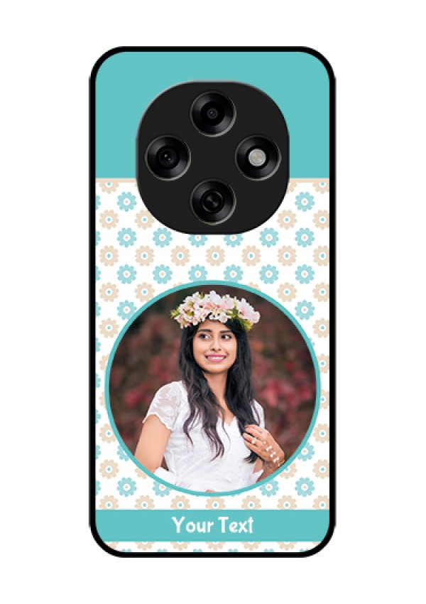 Oppo F31 Pro 5G Custom Glass Phone Case - Beautiful Flowers Design