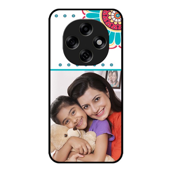 Oppo F31 Pro 5G Custom Glass Phone Case - Flower Design