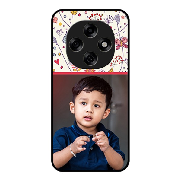 Oppo F31 Pro 5G Custom Glass Phone Case - Premium Floral Design
