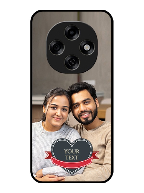 Custom Oppo F31 Pro 5G Custom Glass Phone Case - Just Married Couple Design