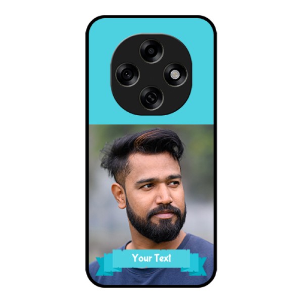 Oppo F31 Pro 5G Custom Glass Phone Case - Blue Color Design Oppo F31 Pro 5G Custom Glass Phone Case - Blue Color Design